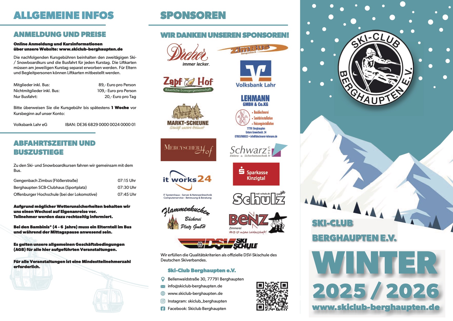 2025 2026 Winterprogramm Ski Club Berghaupten p1